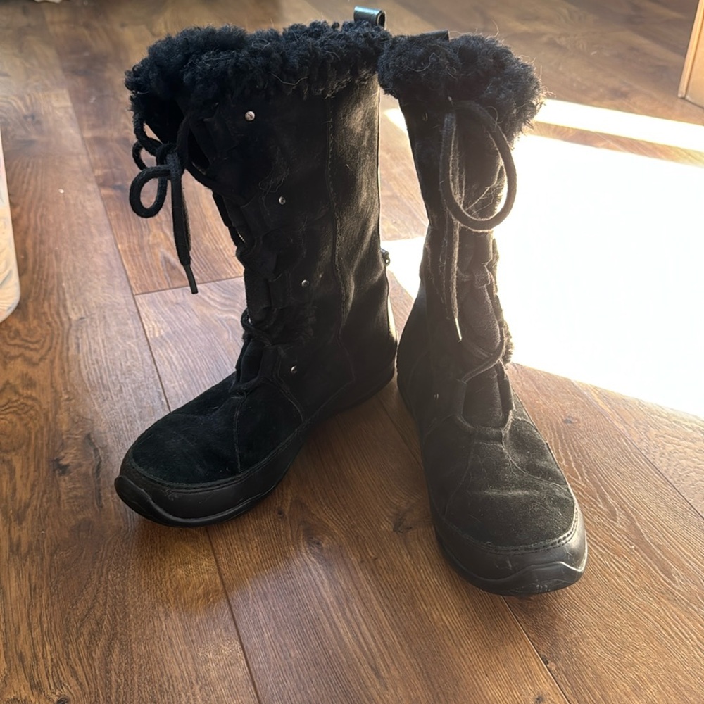 The North Face black Abby II insulated boot size 7.5